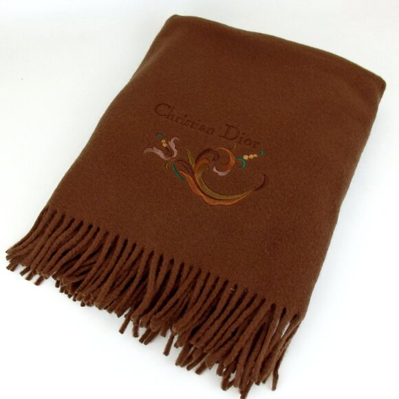 Authentic Christian Dior blanket Other wool [Used] - Picture 2 of 7